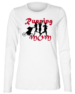 Running Mom Misses Relaxed Fit Bella Long Sleve